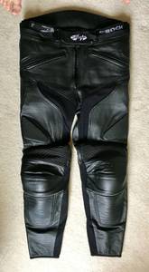 Joe Rocket armored, leather, racing motorcycle pants