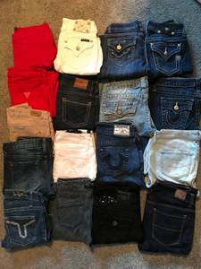 Miss Me/True Religion, Rock Revival Jeans -Sizes 25 and 26 (NW Suburbs)