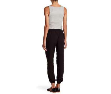 Socialite Women's Joggers Black Soft Pull-On Drawstring - Women's Pants Size XL