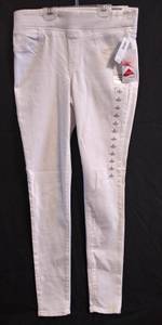 NWT Old Navy Women size 2 Mid-Rise White ROCKSTAR Jeggings Jeans Pants (tacoma)