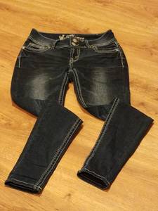 Womens Wallflower 2-Button Stretch Bootcut Jeans Size 3 (Brush Prairie)