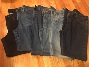 Women's Jeans size 14 - Levi and Lee - Like New - 4 PAIRS (Raleigh - Garner)