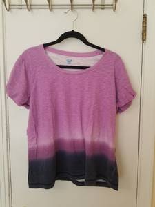 13 T-Shirts - vneck and scoop neck - Plus Size 14/16 1X (Broad Ripple)