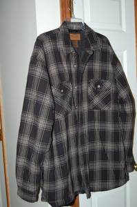 Men's Plaid lined flannel shirt (Manhattan KS)
