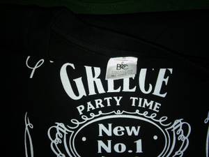 GREECE European Europe Country Greek Fest Clubbing NEW XL T SHIRT (Chicago)