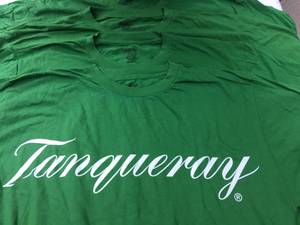 New Tanqueray Gin Green Mens and Ladies T Shirts (BURNSVILLE)