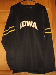 Iowa Hawkeyes Long Sleeve Jersey Shirt