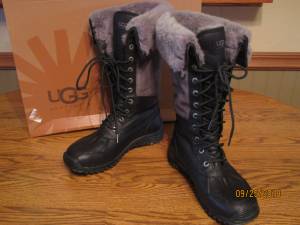 UGG Black Adirondack Tall Boots SZ- 9 (LeMars area)