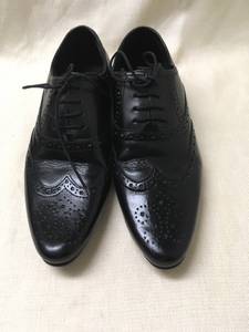 Asos Mens Black Wingtip Shoes (Gresham)