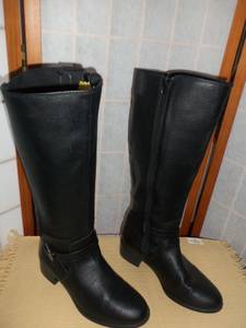 Black Knee-Hi Boots by Faded Glory ~ W size 7 ~ As New! (MSO/Lolo)