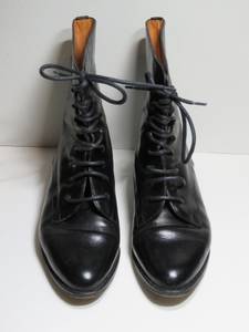 Joan & David Black Leather Ankle Boots (Norwood)