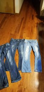 3) Pair Womens Jean's Size 11/12 Short (Muskegon)