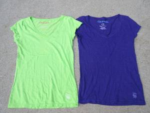 Aeropostale Short Sleeve Cotton T-Shirts - Junior Size L (14) (Cary)