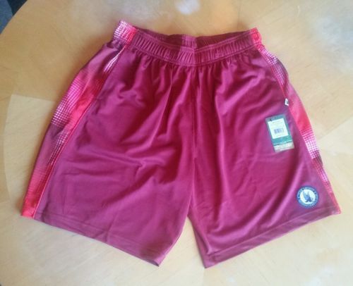 FLOW SOCIETY Medium Color Lax Maroon. Optic Plaid Mesh Short