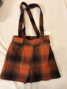 UO Plaid Overall Skirt (Washington)