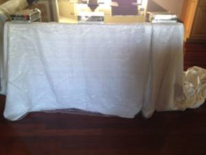 Wedding Table Skirting Banquet /Round (Two skirts) (Dubuque)