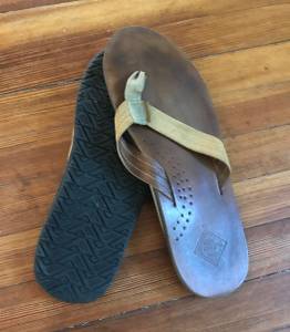 Reef, Sandals/ thongs/ flip flops, all leather, Men's 10-11