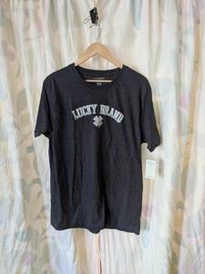 Lucky Brand Sleepwear Gray T-Shirt Size L (Medford)