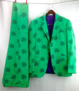 Mens Shamrock St Patty's Day Suit (Owl's Nest Booth 298)