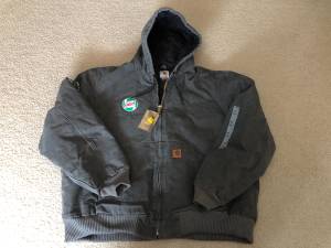 New w/ Tags - Carhartt Men's XXL Gravel Cotton QFL Sandstone Jacket (North