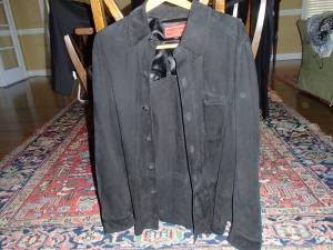 Cool Haan Black Suede shirt jacket (San Marco)