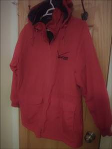 Size Large Men's Verizon Tri-Mountain Polyester Jacket / Coat w Hood (Columbus