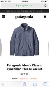 Mens patagonia jacket (large) (Turbeville sc)