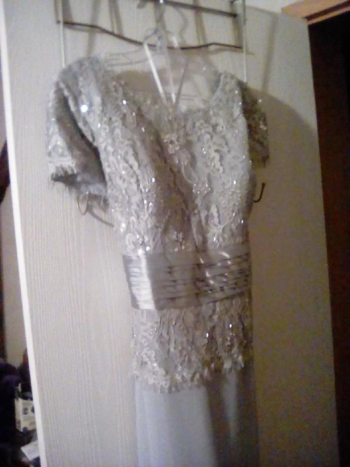 Mother of the Bride Dress are Mardi Gras Ball Dress plus sizes Sliver