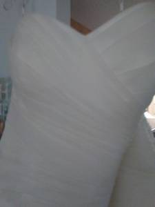 Corset back wedding gown