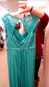 Size 16 bridesmaid dress malibu blue