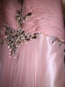 Pink Color Wedding Dress Bride Ball Bridal Dating Sweet 16 Party wear