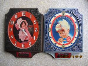 Two Very Beautiful Rare Hanging Clocks from Very Many Years Ago-Scarce