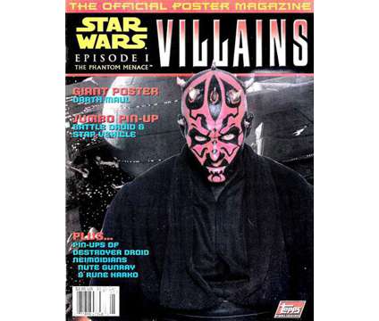 STAR WARS Episode 1: VILLAINS/HEROES Official Poster Magazine Set
