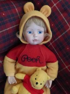 Porcelain Doll Winnie the Pooh (Burlington)
