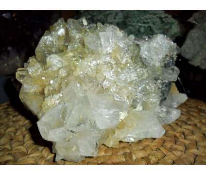 Exceptionally Very Gorgeous Large Quartz Crystals with Galena & Inclusions Clust