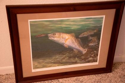 Signed and numbered RANDY MCGOVERN fishing prints