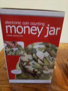 Electronic Money Jar Coin counter new (Charter Township of Clinton)