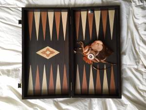 Manopoulus Handmade Backgammon Set | Bought for $375 (Greenwich Village)