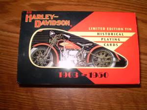 Harley Davidson Playing Cards in Tin 1997 (Cheyenne, WY)