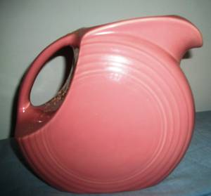 Fiesta Ware Pitcher with Ice Lip-7