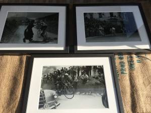 vintage black & white photographs - bicycle Tour d' France (Willard)