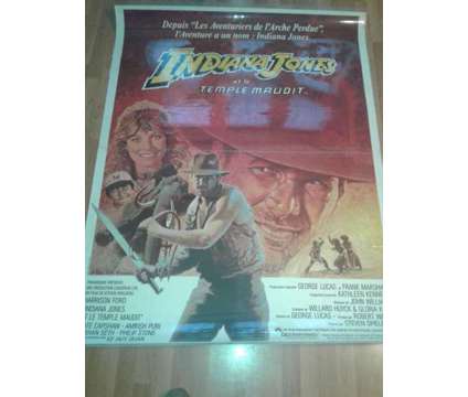 movie posters, vintage, laminated. 9 in French, Spanish, English