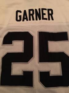Very rare Charlie Garner Oakland Raiders supebowl 37 jersey (Winnamucca)