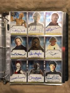 13 Star Wars Non-Sport Trading Card Master Sets (Alexandria)