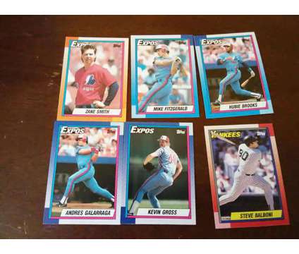 Topps baseball cards 1990