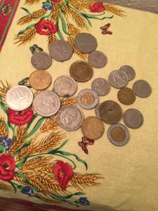 Lot of 21 miscellaneous coins World coins (Lake worth)