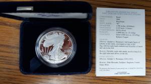 Coins - 2006 W Silver Eagle Proof (Wamego)