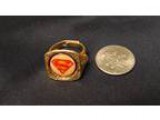 Superman Logo Nestle DC Comics Premium Adjustable Ring (Oak