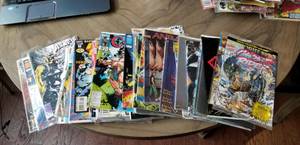Lot of comics from 90s in plastic (Holly Springs)