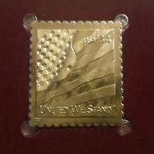 2001 United We Stand Stamp First Day Cover with 22K Gold Replica (Highlands